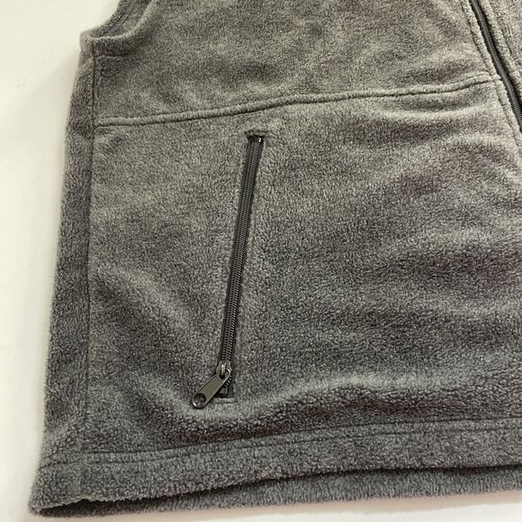 VINTAGE Columbia Vest Mens XL Gray Fleece Full Zip‎ Sleeveless Outerwear - Picture 3 of 9